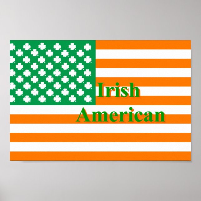 Irische Flagge Poster (Vorne)