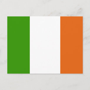 irische Flagge Postkarte