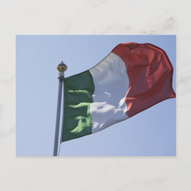 Irische Flagge Postkarte (Vorderseite)