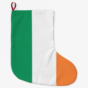 Irische Flagge (Republik Irland) (ROI) (Eire) Großer Weihnachtsstrumpf
