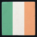 Irische Flagge Steinuntersetzer<br><div class="desc">Irish Flag Stone Untersetzer Design © Trinkets and Things 2017 - AHP Design. Alle Rechte vorbehalten.</div>