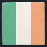 Irische Flagge Steinuntersetzer<br><div class="desc">Irish Flag Stone Untersetzer Design © Trinkets and Things 2017 - AHP Design. Alle Rechte vorbehalten.</div>