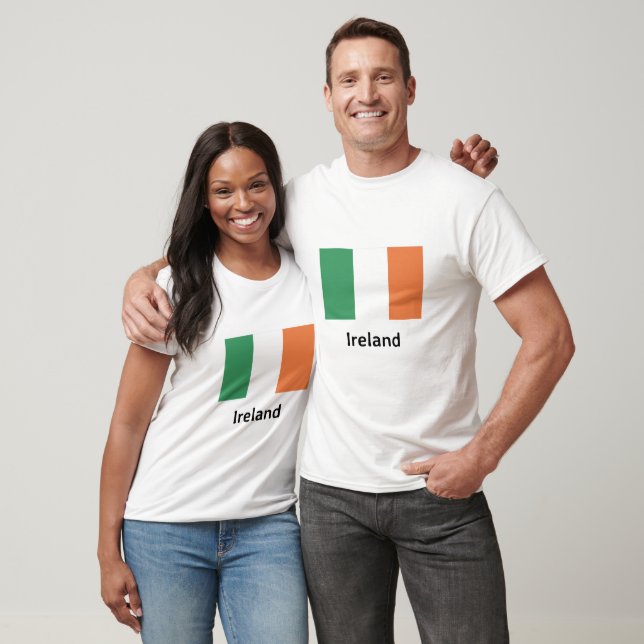 Irische Flagge T-Shirt (Unisex)