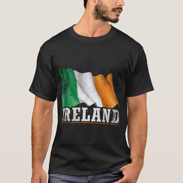 Irische Flagge T-Shirt (Vorderseite)
