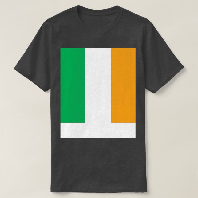 Irische Flagge T-Shirt (Design vorne)