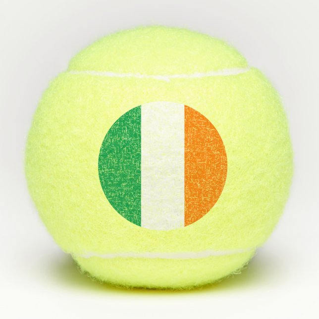 Irische Flagge Tennisbälle (Vorderseite)