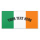 Irische Flagge von Irland-Gewohnheit Türschild (Klassische Vorderseite)