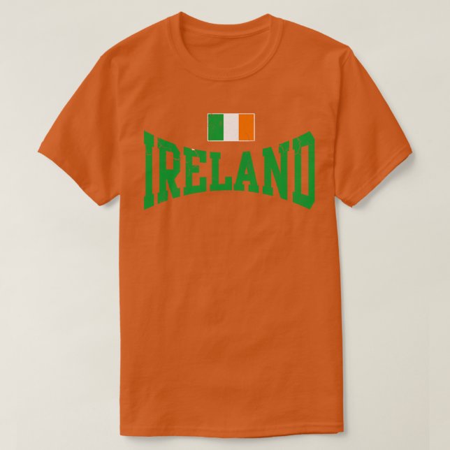 Irische Flagge von St. Patricks Day T-Shirt (Design vorne)
