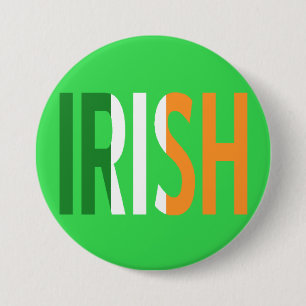 Irische Flaggen-Iren Button