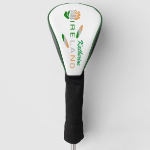 Irische Flaggenrose Personalisiert Golf Headcover