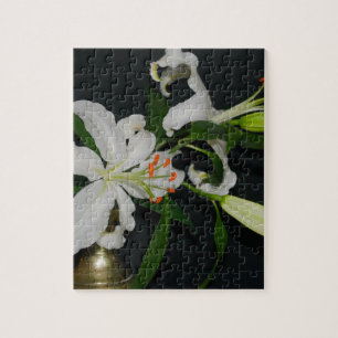 Irische Gestaltung - Messing- und Blumenkollektion Puzzle