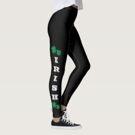 Irische grüne Kleeblätter Leggings