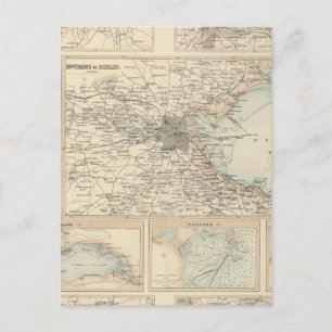 Irische Häfen und Häfen Postkarte