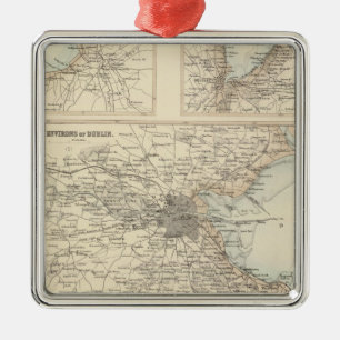 Irische Häfen und Häfen Silbernes Ornament