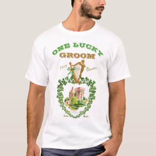Irische Hochzeit Blarney Castle Ein Glücklicher Br T-Shirt