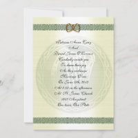Irische Hochzeit Einladung elegant