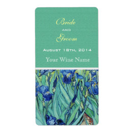 Irische Hochzeitsweinetiketten