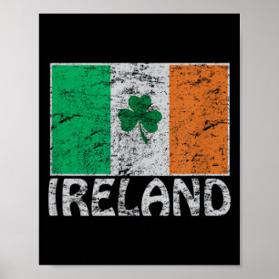 Irische & Irland Flagge Co. Irland Flagge Irisch Poster