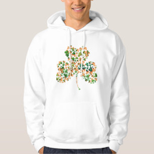 irische Kleeblätter Hoodie