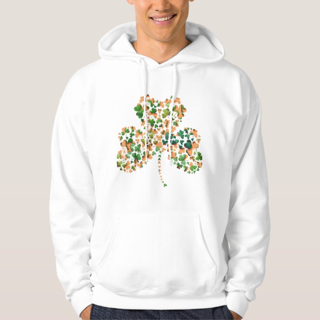 irische Kleeblätter Hoodie (Vorderseite)