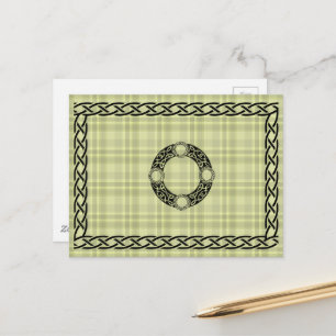 Irische Knoten Designs Postkarte
