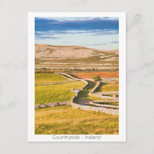 irische Landschaft Postkarte