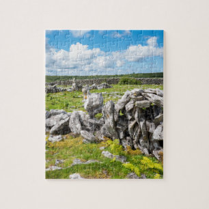 Irische landschaftliche Landschaft des Burren Irla Puzzle