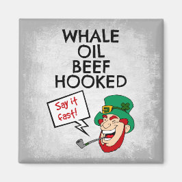 Irische Lektion: Whale Oil Beef Hooked Leprechaun Magnet