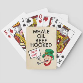 Irische Lektion: Whale Oil Beef Hooked Leprechaun Spielkarten