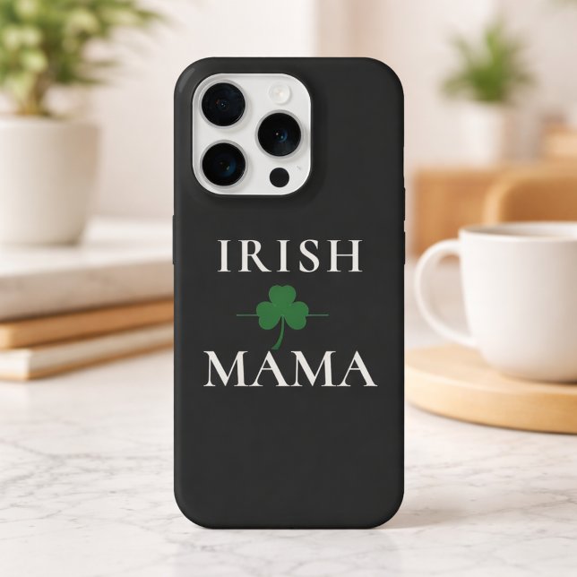 Irische Mama Shamrock  iPhone Hülle (Von Creator hochgeladen)