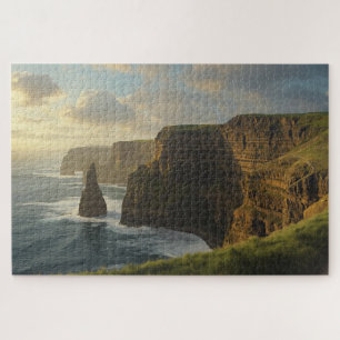 Irische Ozeanklippen-Jigsaw-Puzzle Puzzle