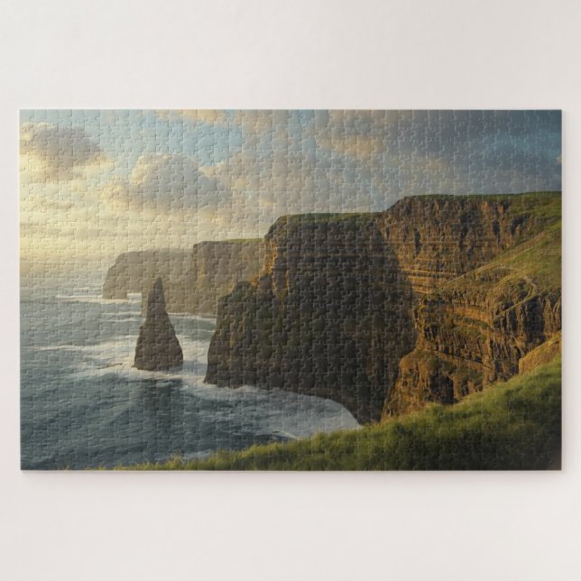Irische Ozeanklippen-Jigsaw-Puzzle Puzzle (Horizontal)