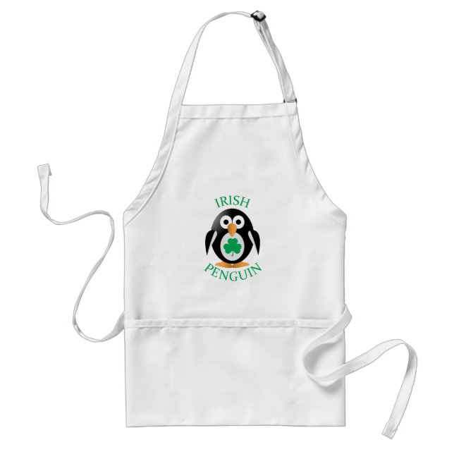 Irische Pinguine Schürze (Vorne)