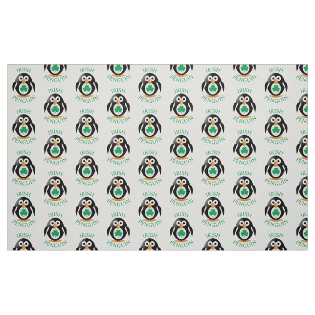 Irische Pinguine Stoff (Fat Quarter (45,7 x 55,9 cm))