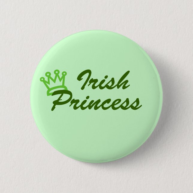 Irische Prinzessin Button (Vorderseite)