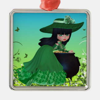 Irische Prinzessin Ornament Aus Metall