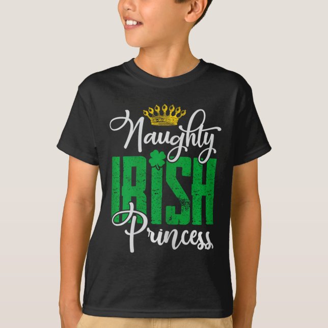 Irische Prinzessin St Patrick's Day Irland T-Shirt (Vorderseite)