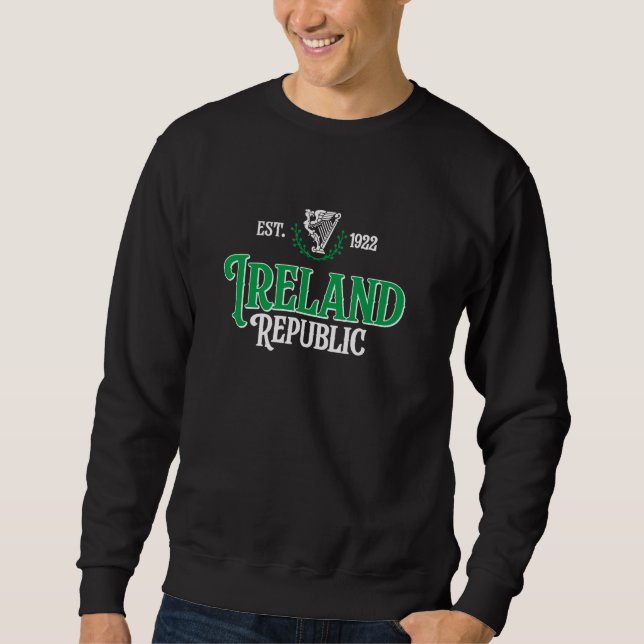 Irische Republik Harfe wurde 1922 gegründet Sweatshirt (Vorderseite)
