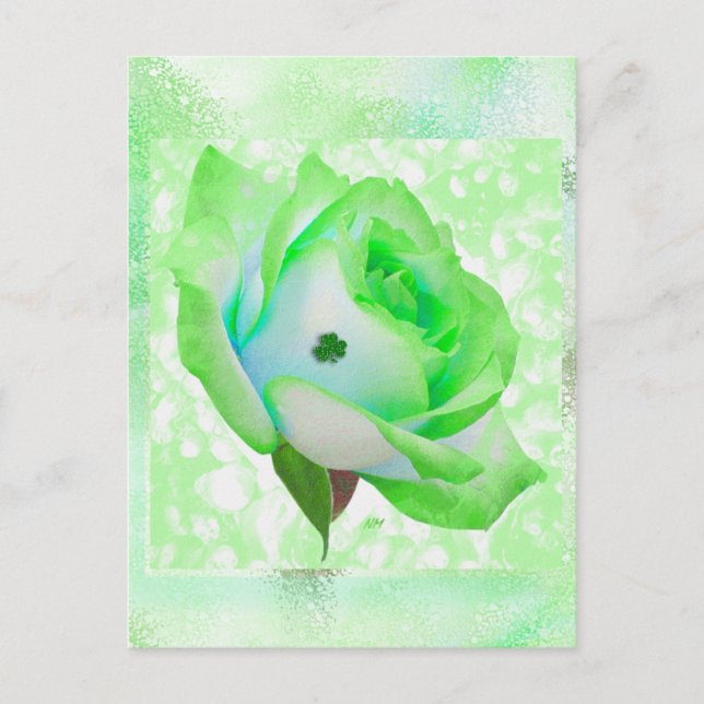 Irische Rose und Jahrestag! Karte