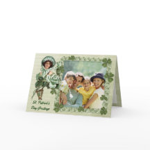 Irische Rosen-Foto-Grüße