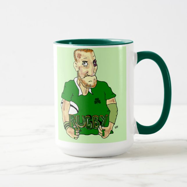 irische Rugby-Tasse Tasse (Rechts)