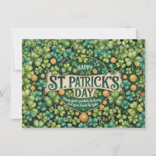 Irische Shamrock-Feierdesign