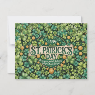 Irische Shamrock-Feierdesign