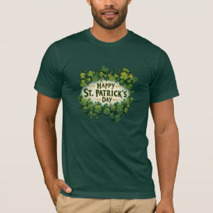Irische Shamrock-Feierdesign T-Shirt