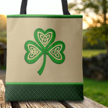 Irische Shamrock-Keltische Knoten St. Patrick
