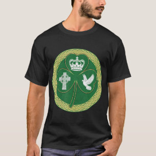 Irische Shamrocks Heilige Dreifaltigkeit keltische T-Shirt