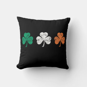 Irische Shamrocks Kissen