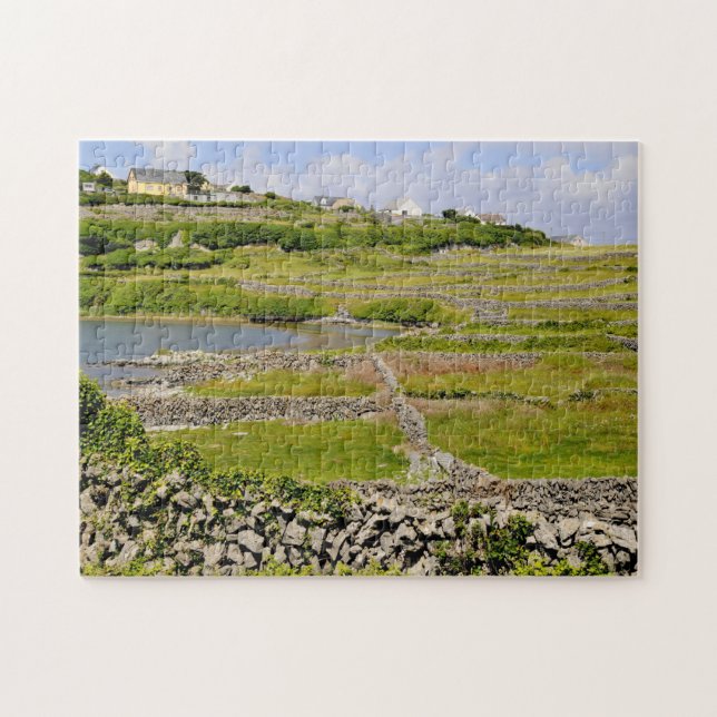 Irische Steinmauern Puzzle (Horizontal)