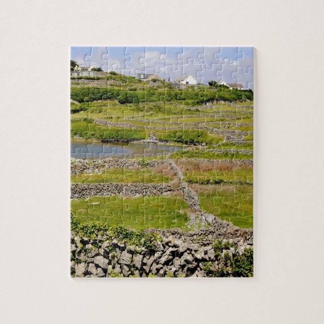 Irische Steinmauern Puzzle (Vertikal)