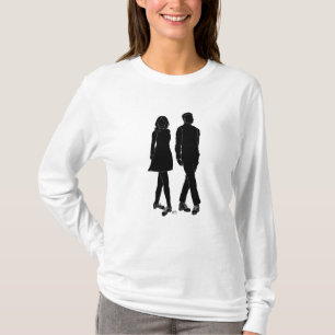 Irische Stepptänzer in Silhouette T-Shirt